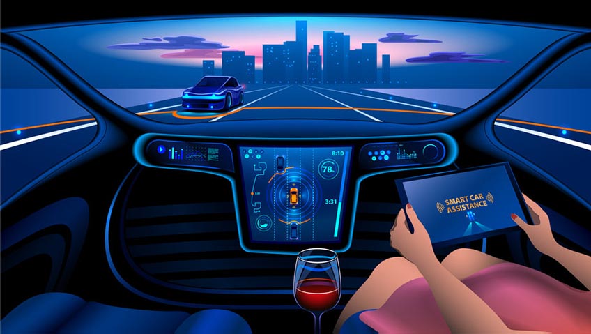 smart car interior
